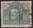 Spain 1943 Jubilee Year 40 CTS Green Edifil 965. 965 u. Uploaded by susofe